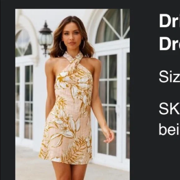 Hello Molly Halter dress - Picture 1 of 3